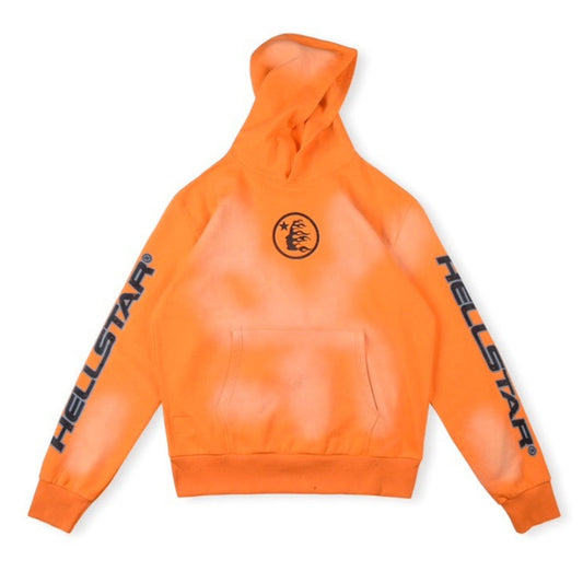 Hellstar Studios Orange Hoodie 2024 New