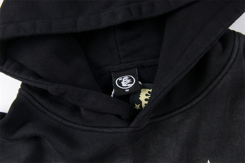 Hellstar Studios 2024 New Hoodie Black Five-pointed star