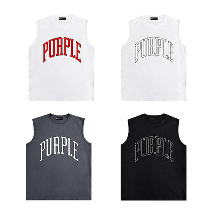 PURPLE-パープルノースリーブTシャツ0004