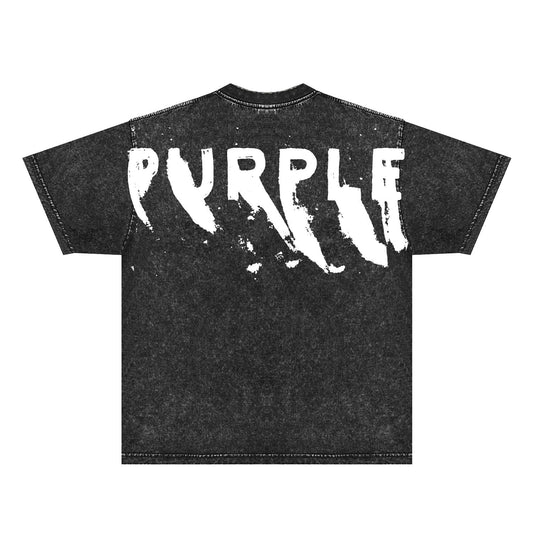 パープル 2024 メイクオールドTシャツ PUR084# 