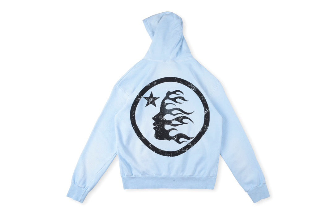 Hellstar Studios Blue Hoodie 2024 New