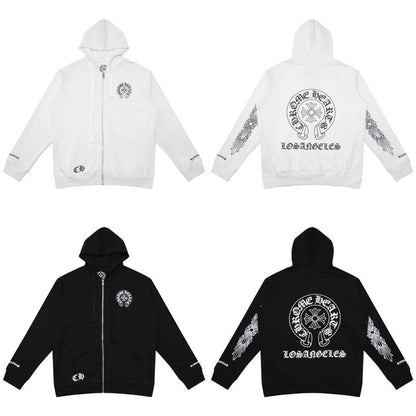 Chrome Hearts Zip Up Hoodie K5009