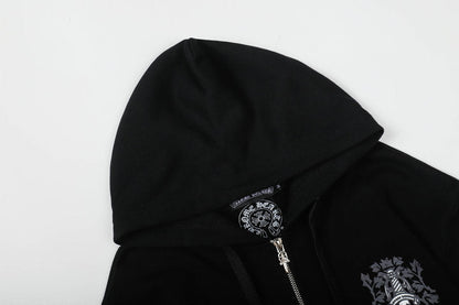 Chrome Hearts Zip Up Hoodie M8509