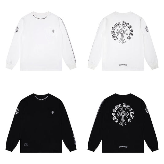 Chrome Hearts Men's Long-Sleeve T-shirt Sweatshirt K9010