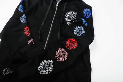 Chrome Hearts Zip Up Hoodie K5011