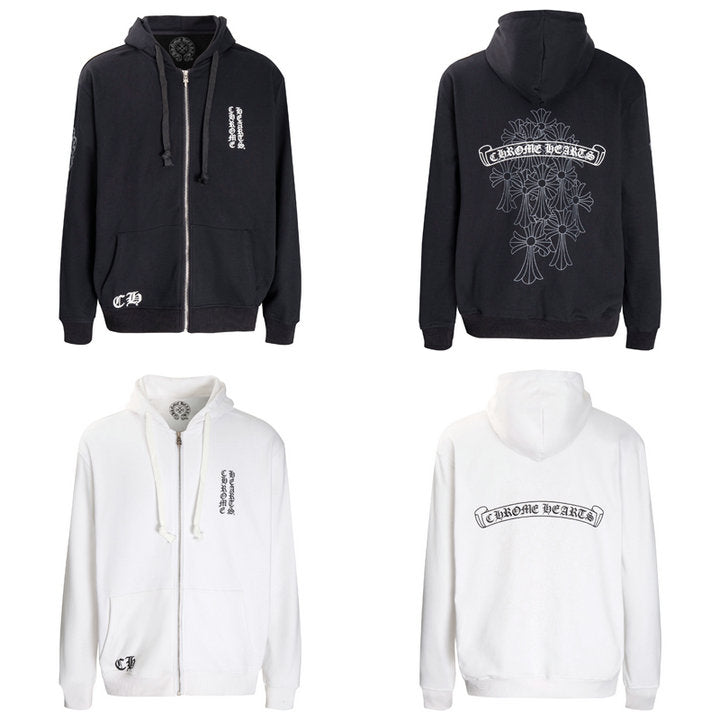 Chrome Hearts Zip Up Hoodie K5006