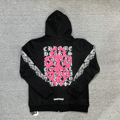 Chrome Hearts Zip Up Hoodie K5016