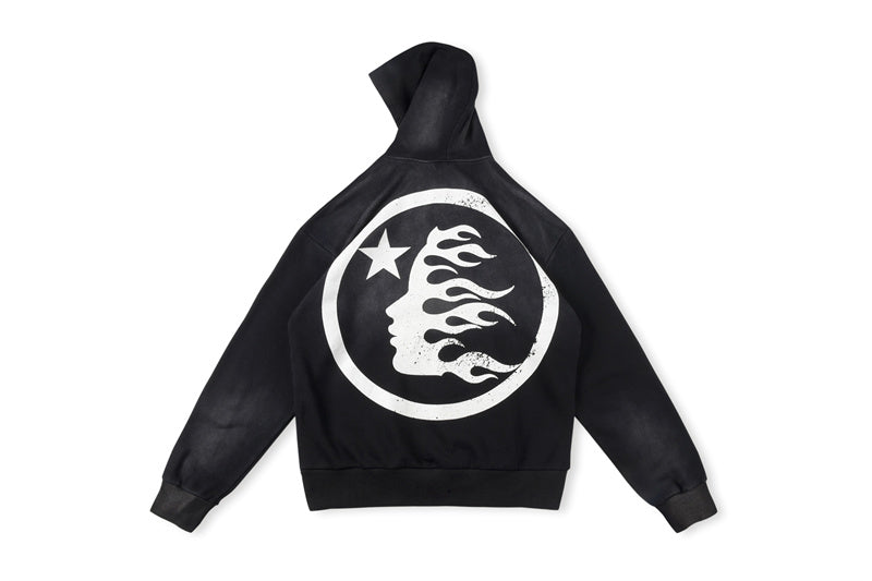 Hellstar Studios 2024 New Hoodie Black Five-pointed star