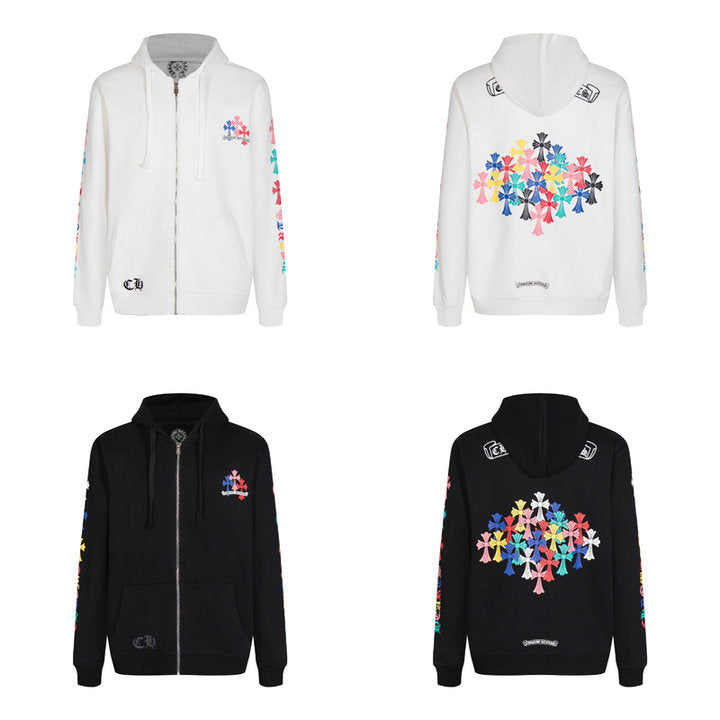 Chrome Hearts Zip Up Hoodie K5015